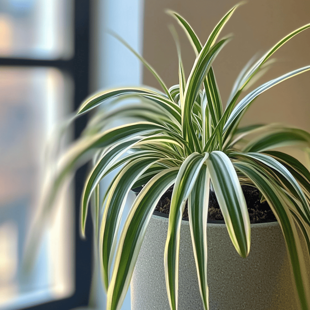 Clorofito Chlorophytum comosum 1