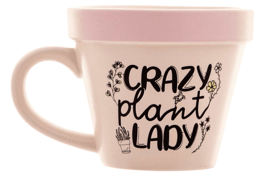 BBoxer Gifts Caneca "Crazy Plant Lady"