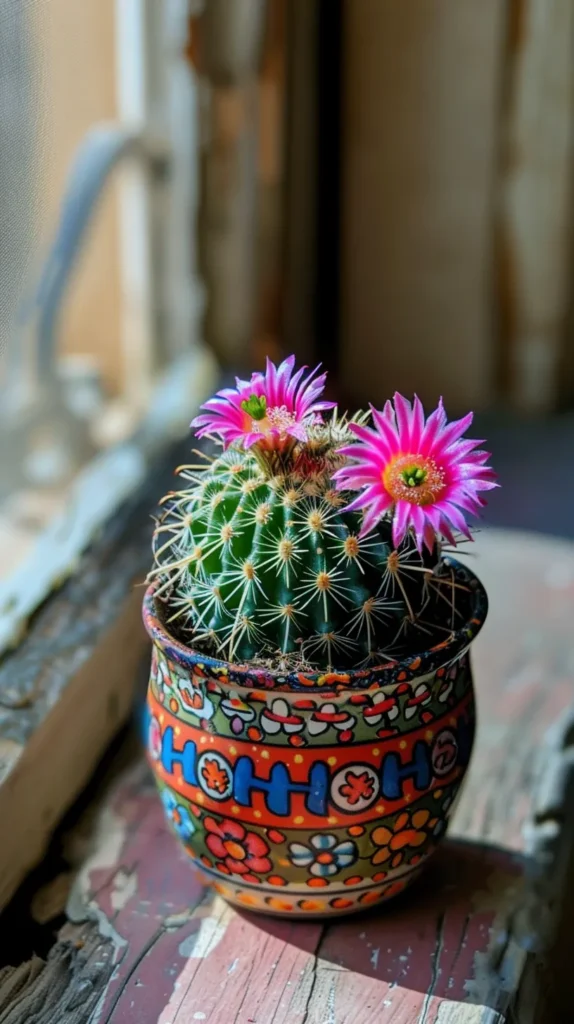 cacto florido