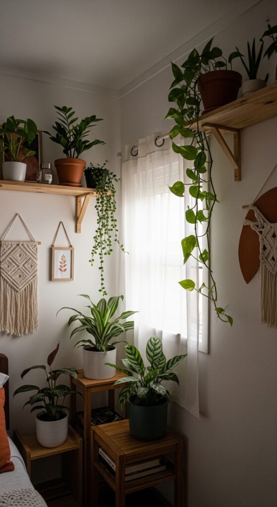 plantas com pouca luz