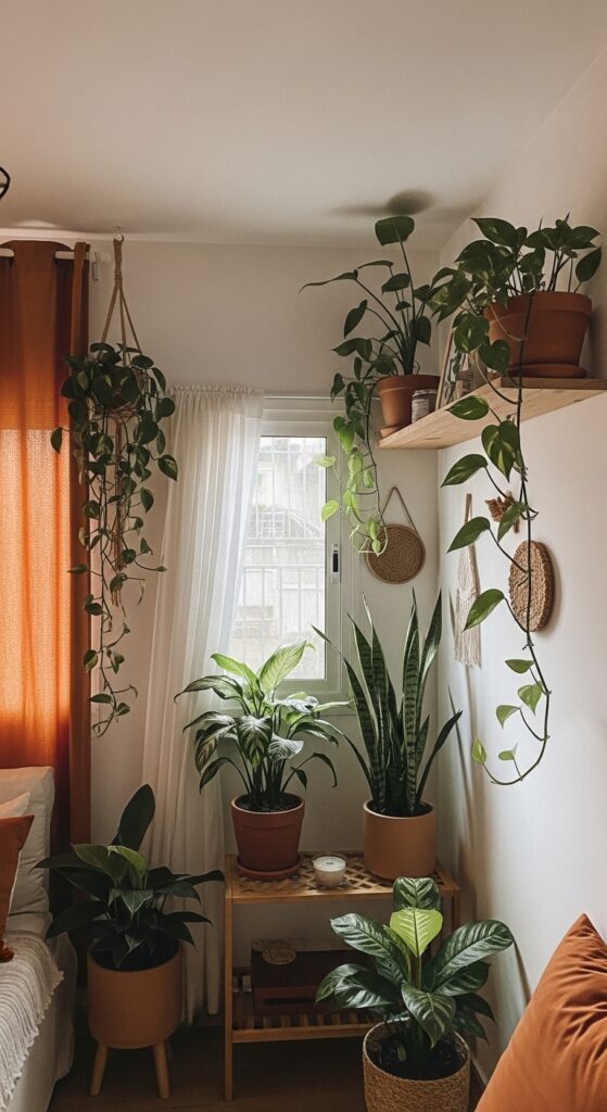 plantas com pouca luz