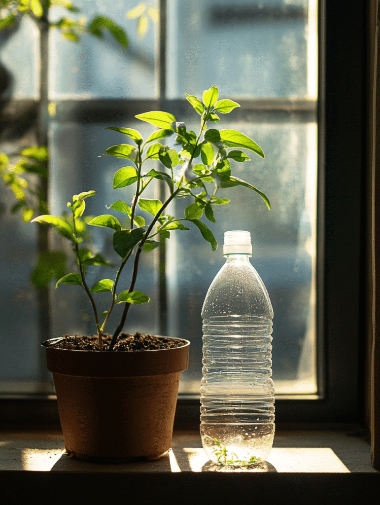 plantas durante a viagem