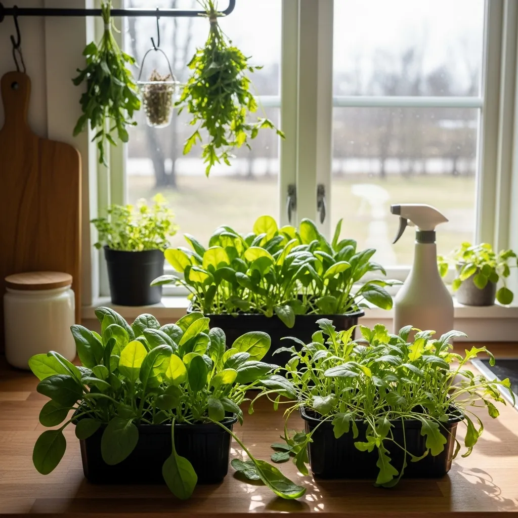 horta no inverno