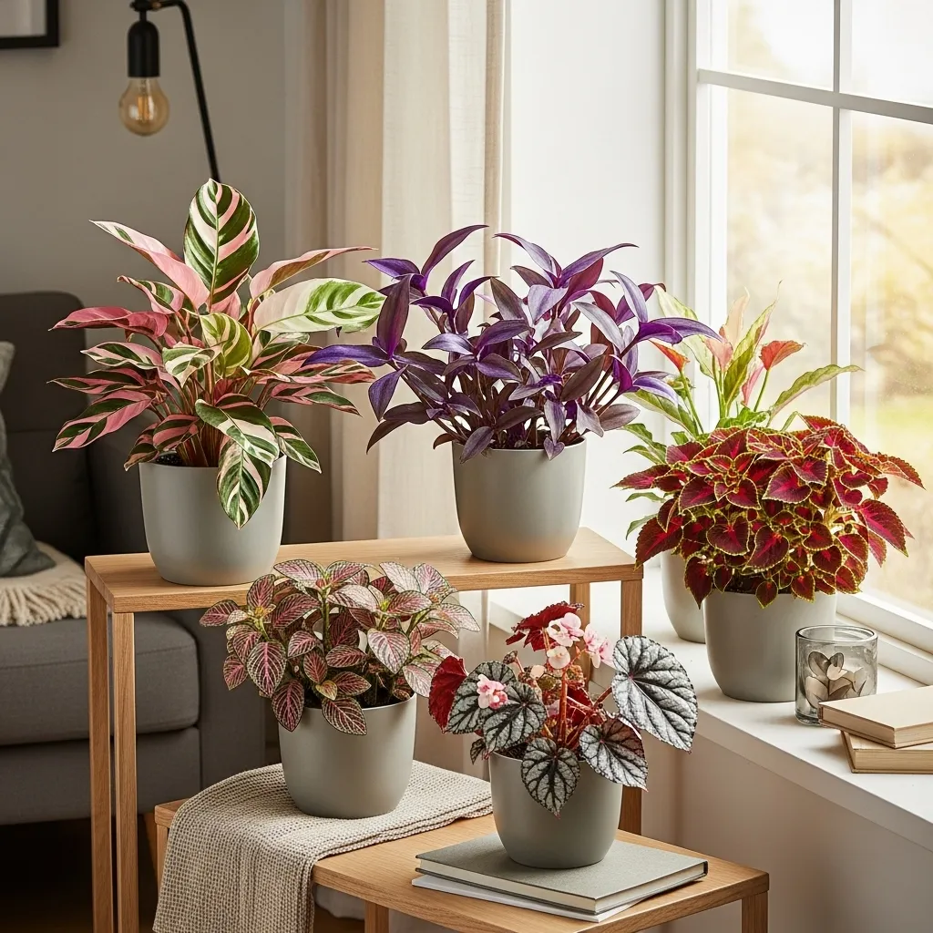 plantas coloridas