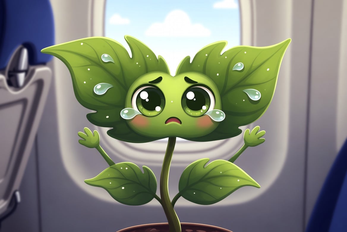 cuidar das plantas enquanto viaja