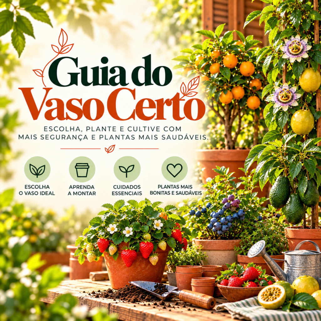qual o vaso certo para plantar